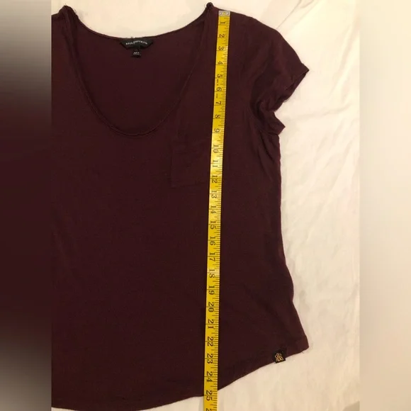 Rock & Republic, XL, 100% rayon plum light shimmer with deep front scoop - Picture 9 of 12